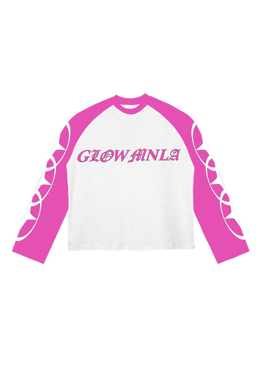 GLOW MNLA - PINK PRESSURE RAGLAN