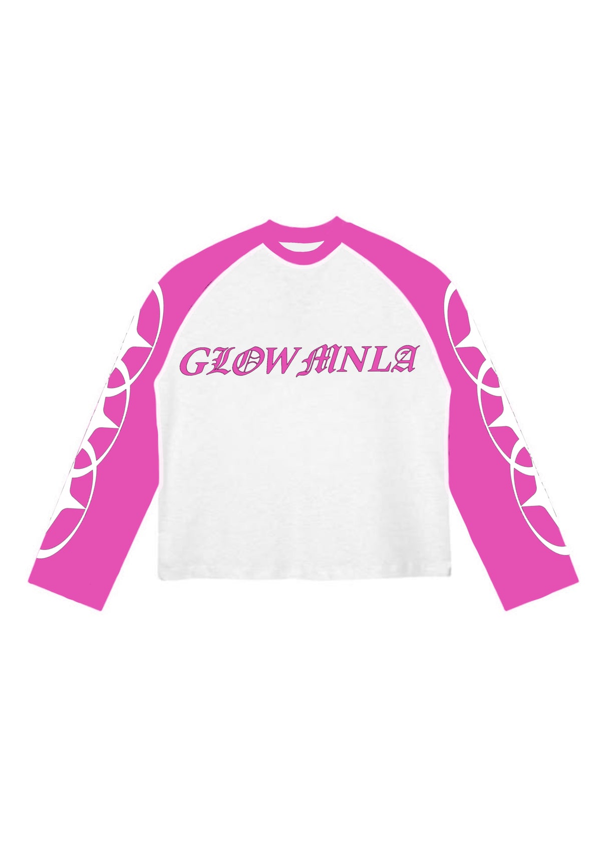 GLOW MNLA - PINK PRESSURE RAGLAN