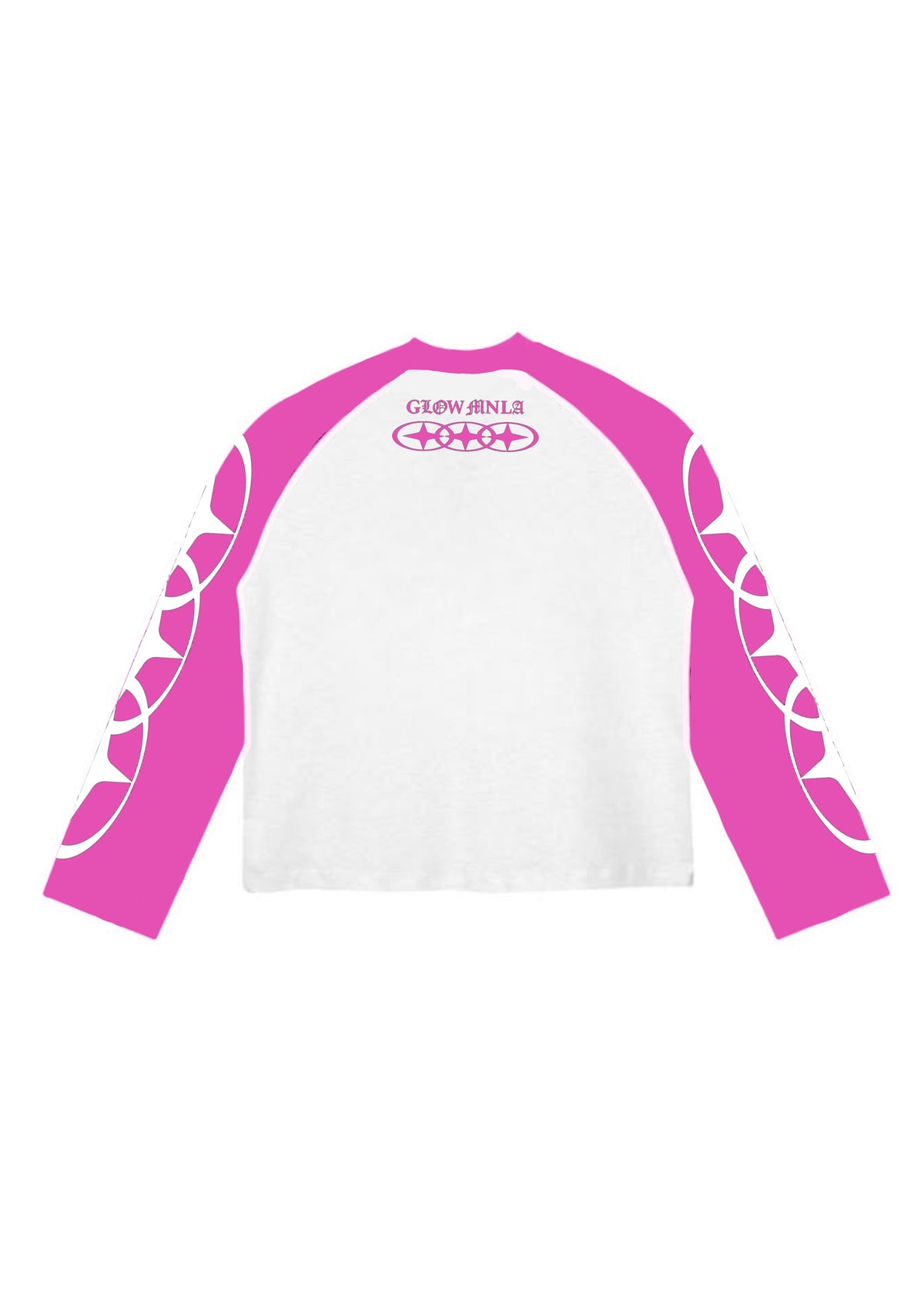 GLOW MNLA - PINK PRESSURE RAGLAN